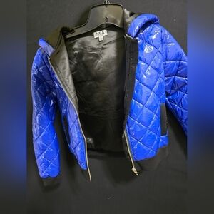 MIA NEWYORK Vibrant Blue Quilted Jacket